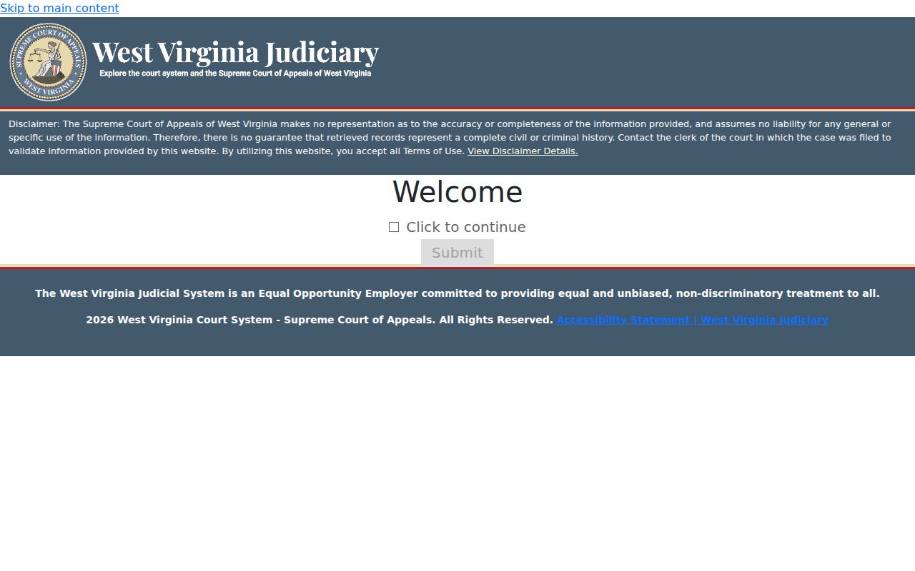 Logan County criminal case search gate in Magistrate Case Record Search
