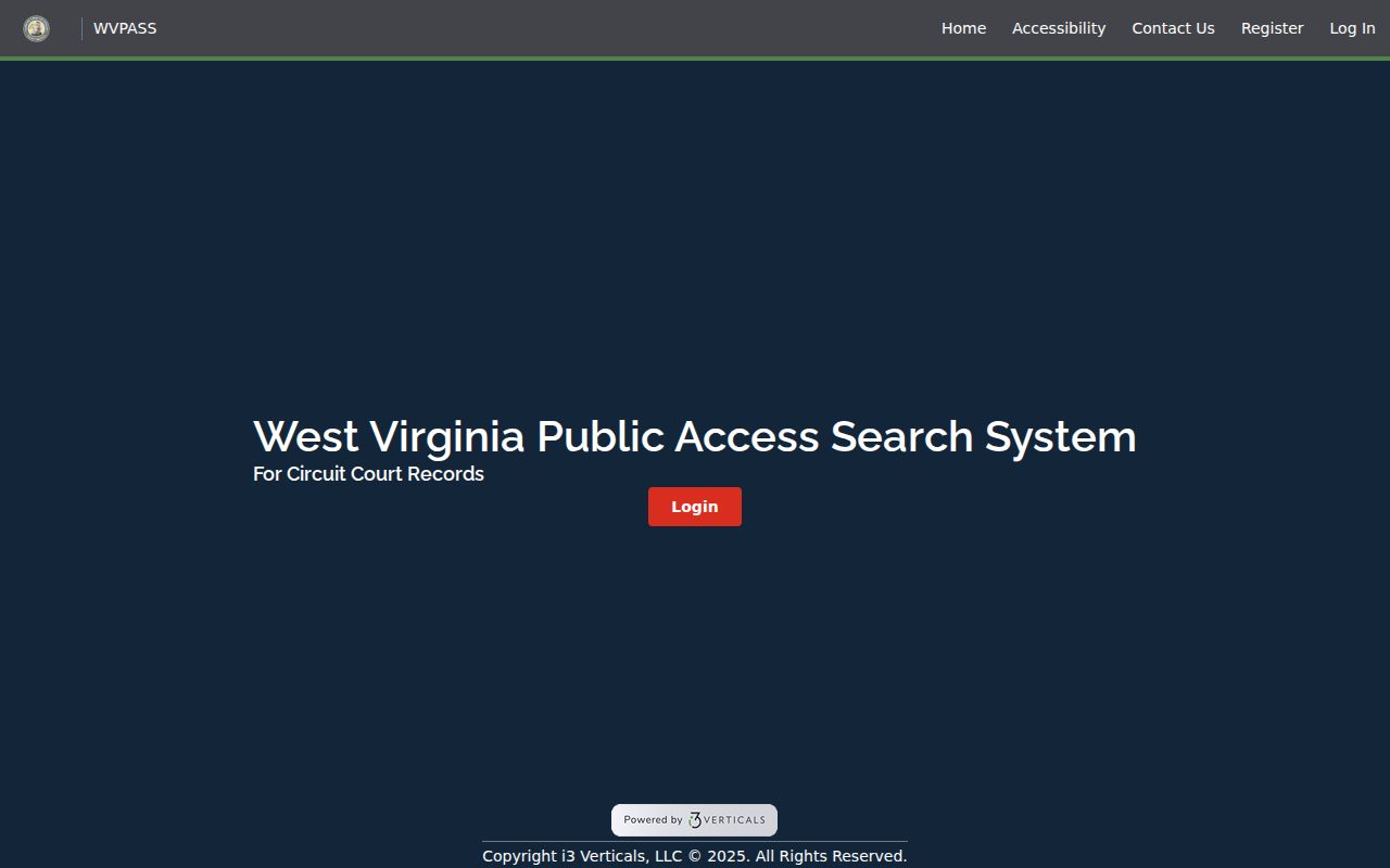 WVPASS search for Logan County felony court cases