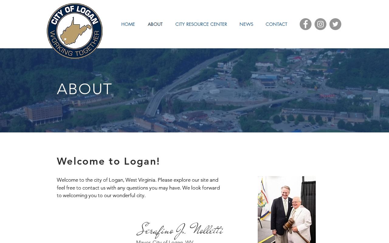Official City of Logan officials and Police Chief contact page
